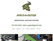 Tablet Screenshot of aisle-a-gator.com